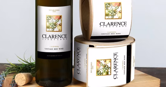 Adesivo personalizado à prova d'água em folha de ouro em relevo, vinho tinto, licor, bebidas, garrafa autoadesiva, etiqueta de impressão de embalagem